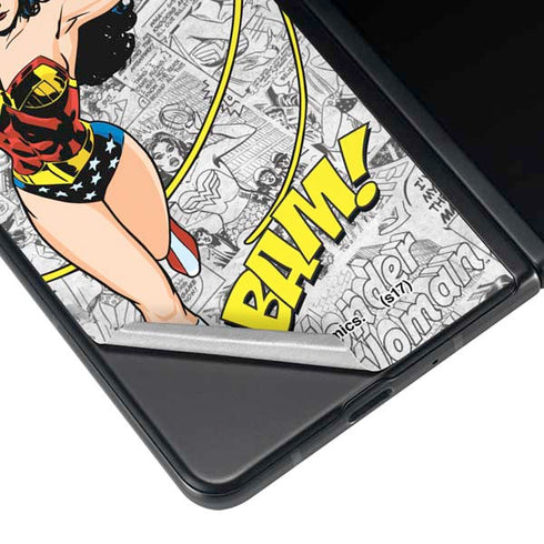 DC Comics Wonder Woman Classic Action Pose Galaxy Z Fold4 5G Skin